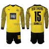 Original Trikotsatz Borussia Dortmund Hummels 15 Heimtrikot 2021-22 Langarm Für Kinder